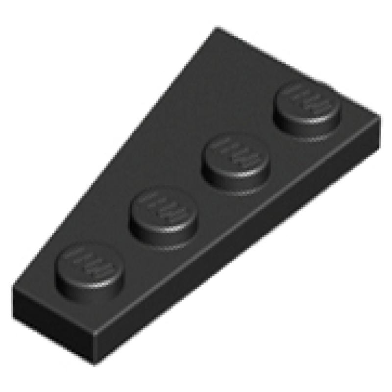 Wig, Plaat 4x2 rechts Black